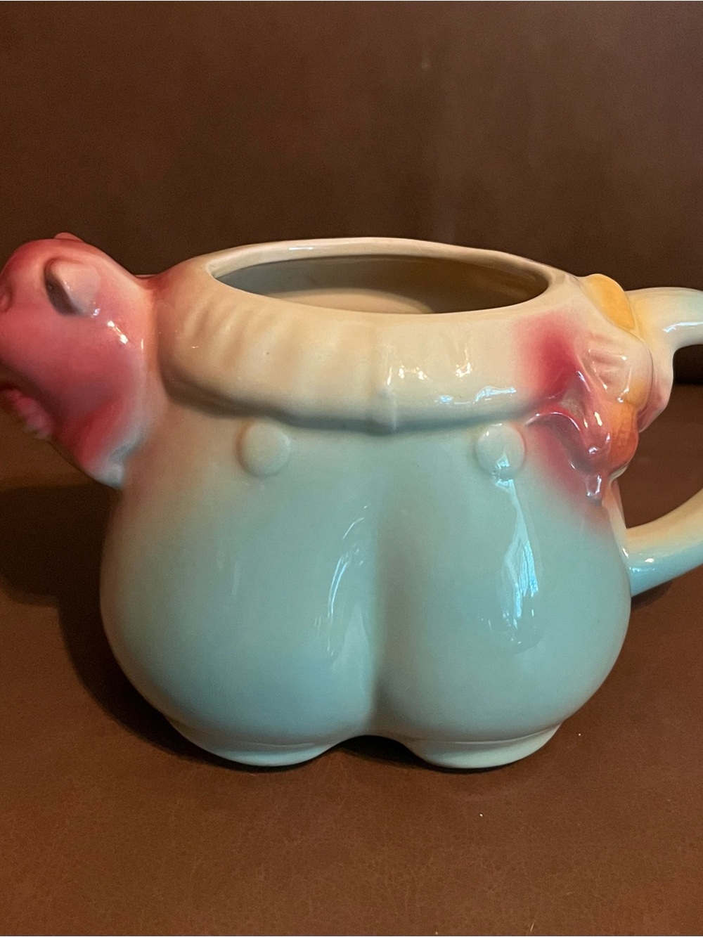 Vtg Shawnee Pottery “Tom the Piper’s Son” Figural Ceramic Pitcher